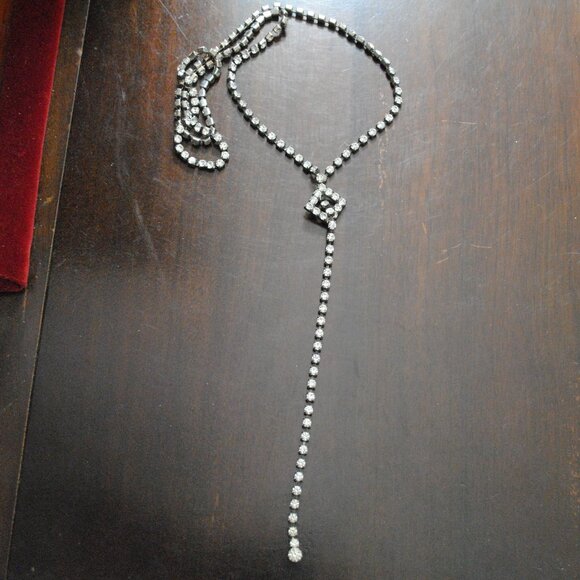 Accessories - Vintage Rhinestone Belt or Lariat Necklace